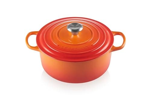 Le Creuset Enameled Cast Iron 5.5 qt. Round Dutch Oven, Flame
