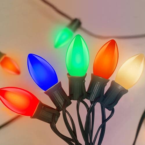 Goothy 25ft C9 LED Christmas Lights