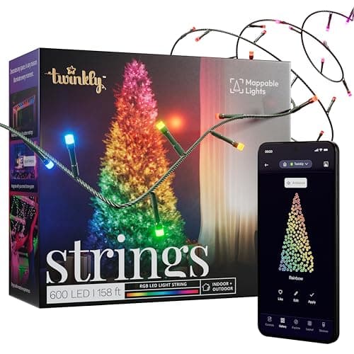 Twinkly Strings 600 LED RGB, 157.5ft