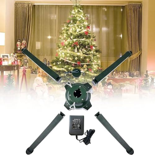 Heavy-Duty Rotating Christmas Tree Stand