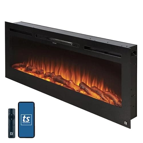 Touchstone Sideline 50" Recessed Smart Electric Fireplace