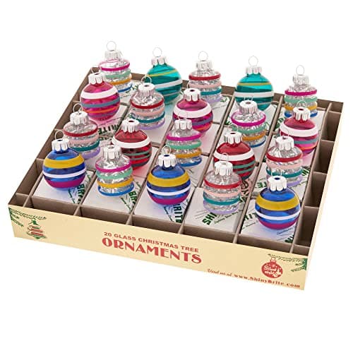 Shiny Brite Vivid Vintage 20-Count Box