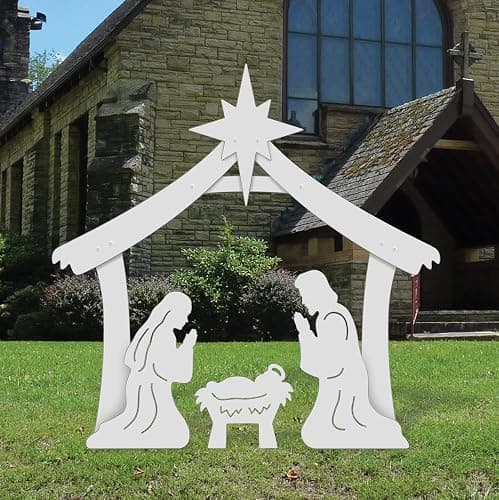 FrontYard Originals All Weather Holy Family Nativity (Large)