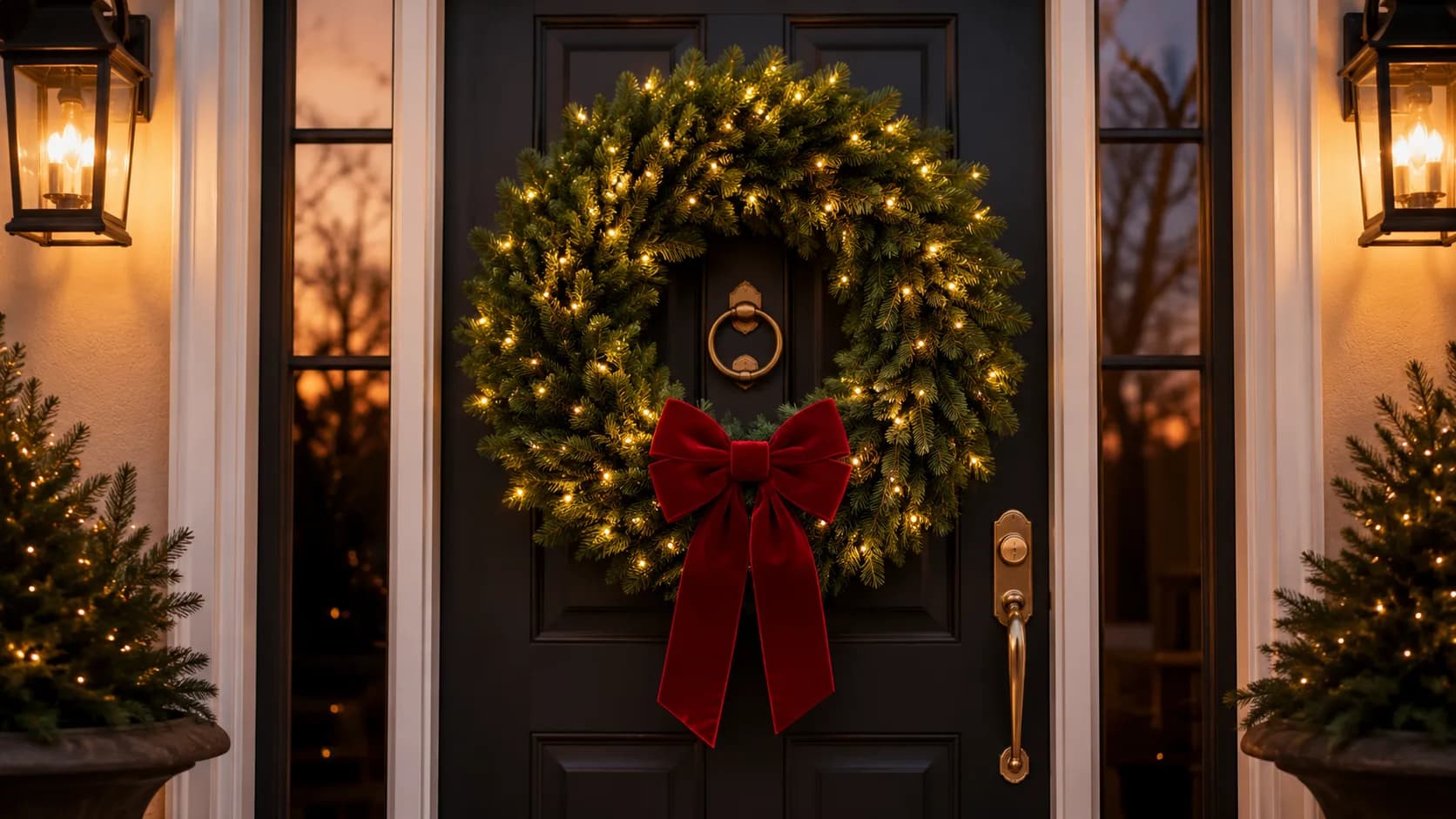 Best Christmas Wreaths 2026 — Pre-Lit, Flocked, and Battery-Operated Picks
