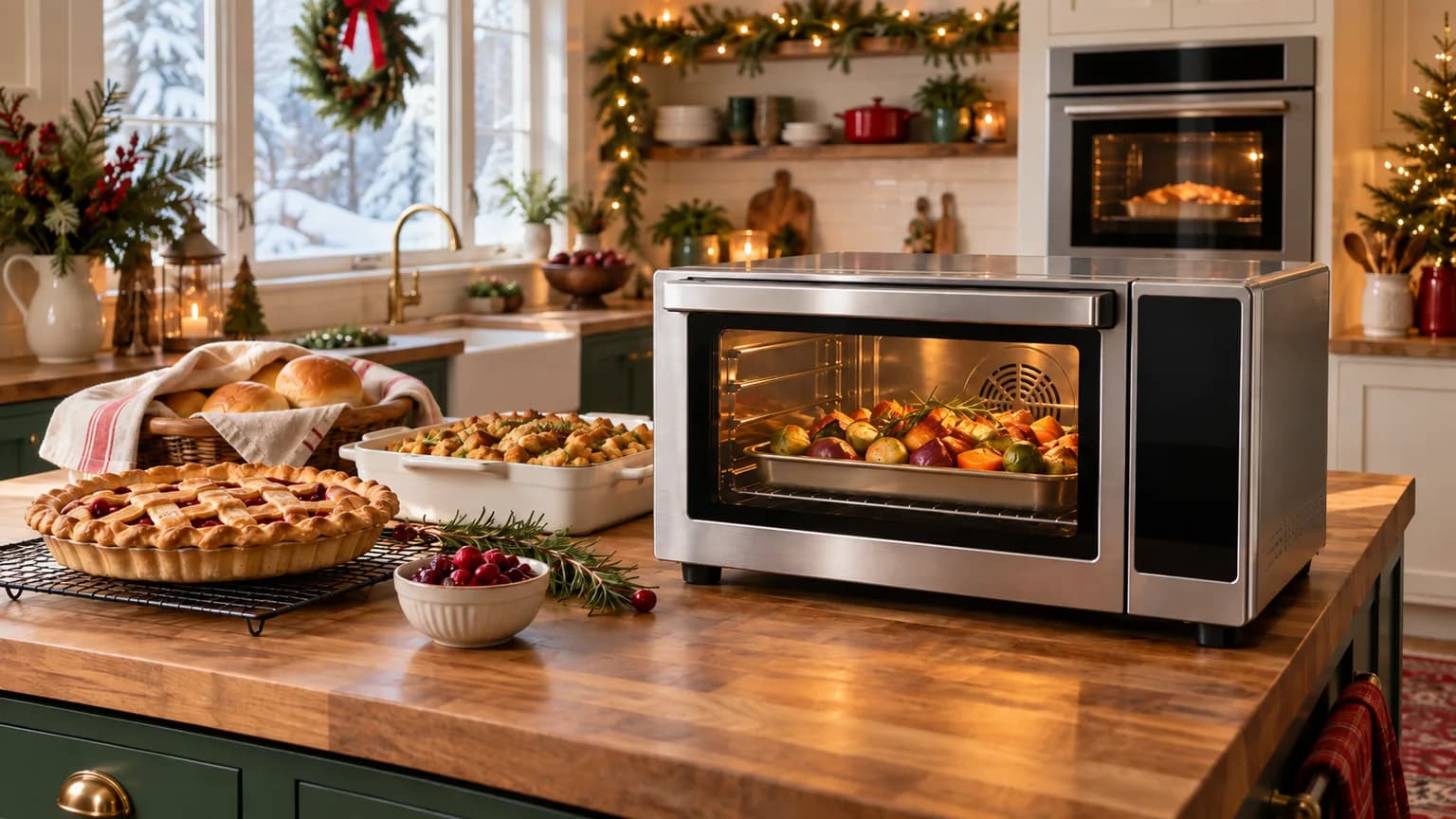 Best Countertop Ovens for Christmas Dinner 2026: A Second Oven for Sides, Pies and Roasts
