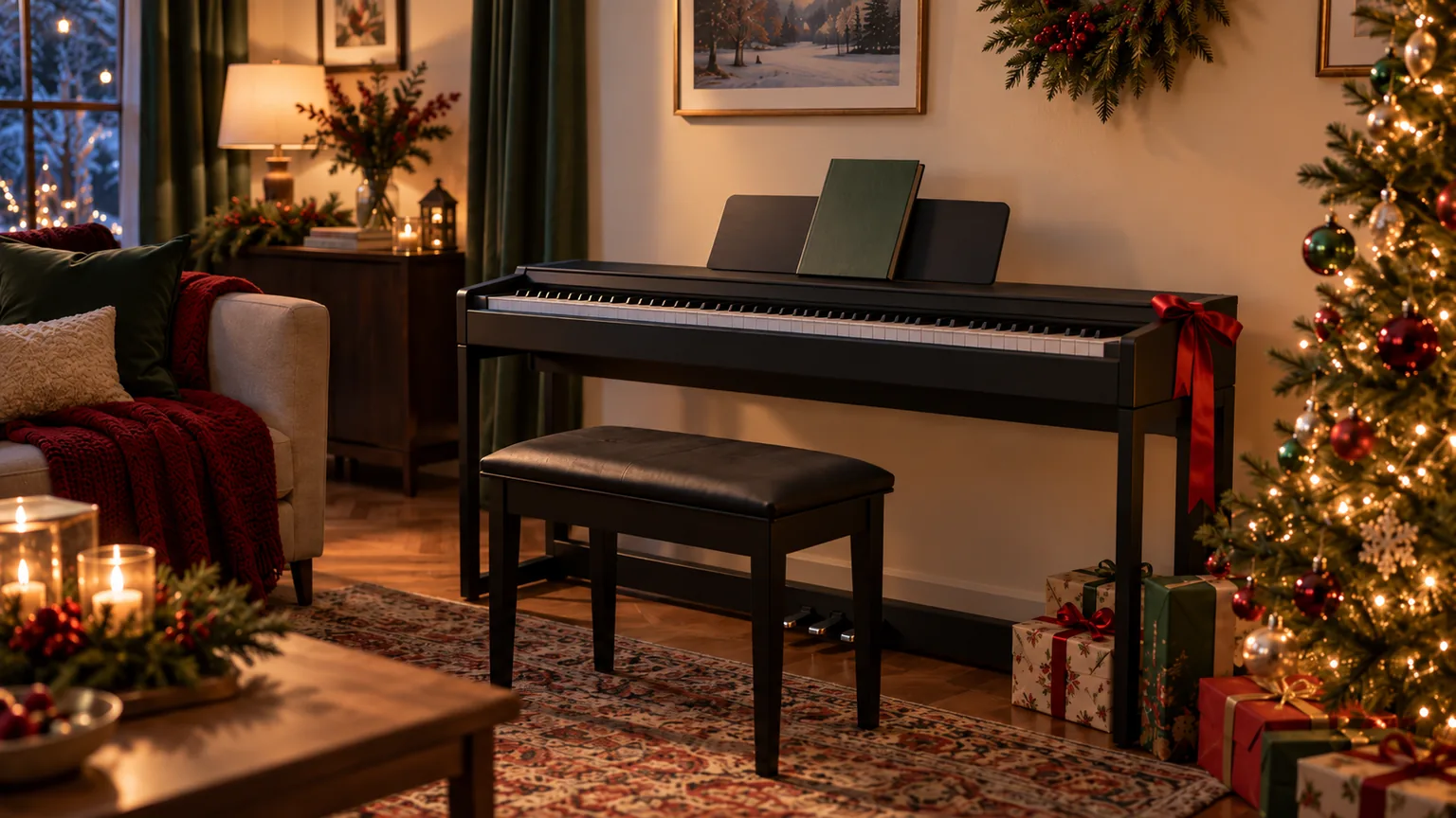 Best Digital Pianos for Christmas Gifts 2026: Weighted-Key Picks from First Lessons to Family Room