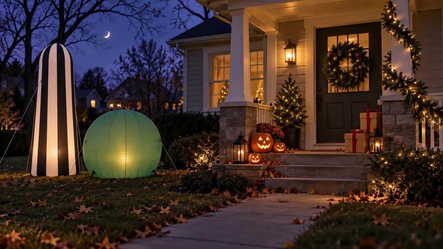 Best Nightmare Before Christmas Outdoor Decorations 2026: Jack, Oogie Boogie, Sally and Zero From Halloween to Christmas