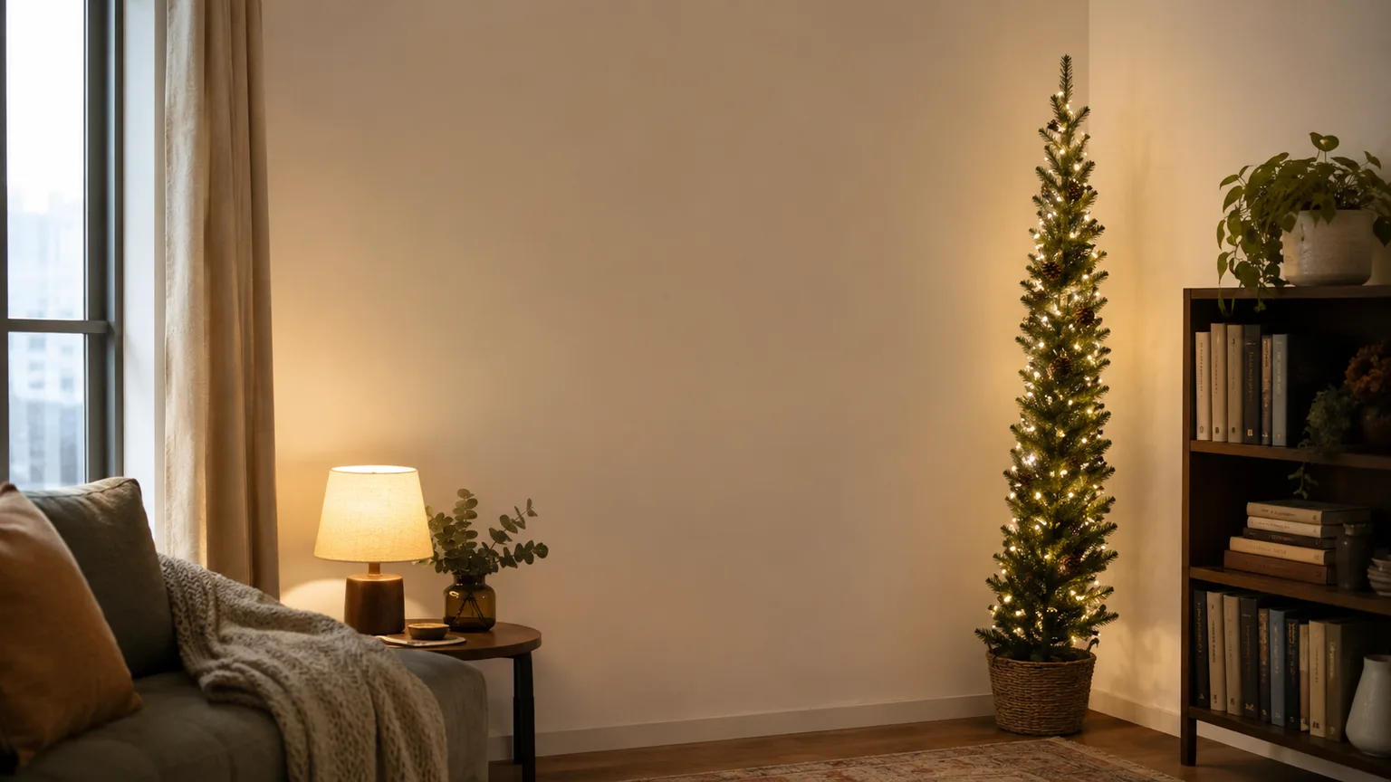 Best Slim & Pencil Christmas Trees for Small Spaces 2026