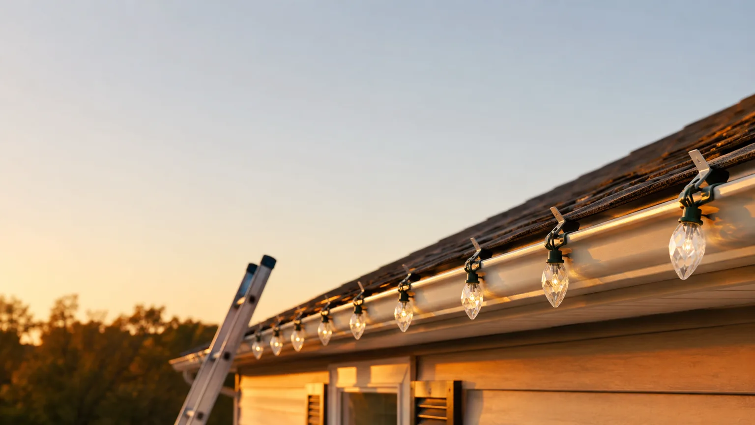 How to Hang Christmas Lights on a Roof & Gutters (2026 Guide)