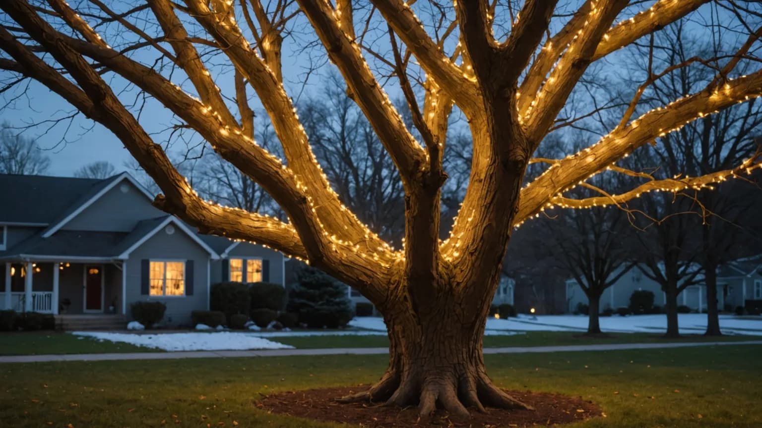 How to Wrap Outdoor Trees & Columns With Christmas Lights (2026 Guide)