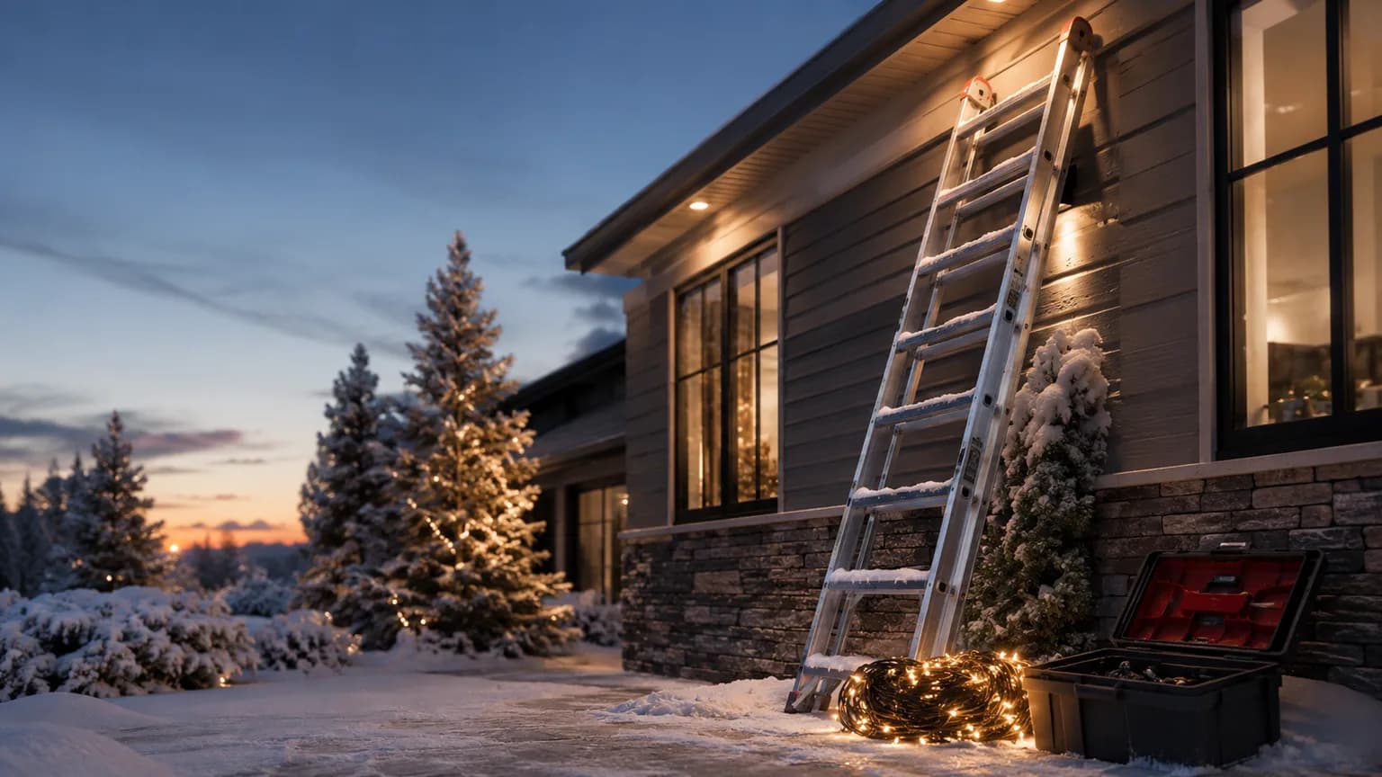 Permanent Outdoor Christmas Light Installation — Cost & DIY vs Pro Guide 2026