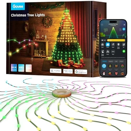 Govee Christmas Tree Lights (Smart RGBIC 480 LEDs)