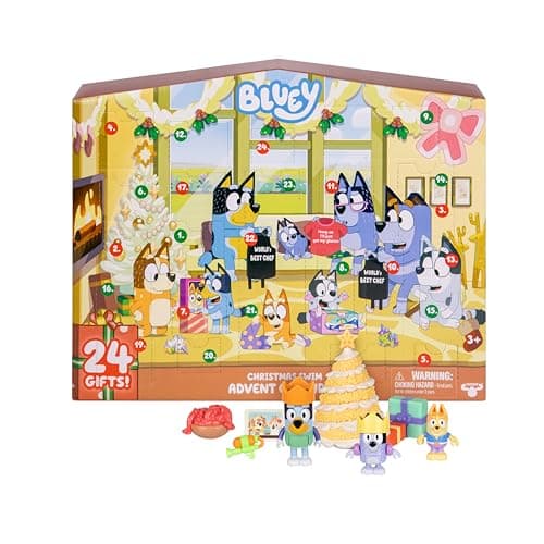 Bluey Christmas Swim Advent Calendar