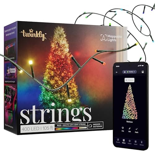 Twinkly App-Controlled 105ft Smart String Lights
